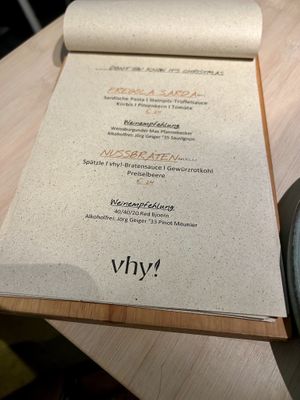 Karte  at VHY! in Stuttgart