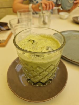Green matcha latte 10/10 at VHY! in Stuttgart