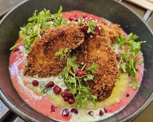 Gebackener Sellerie at VHY! in Stuttgart