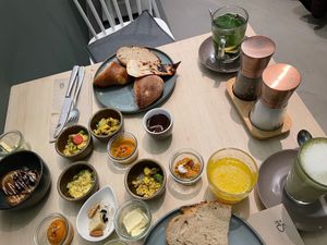 Selection of the Brunch menu  at VHY! in Stuttgart