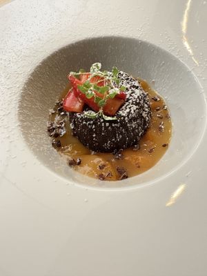 Lauwarmer Schokokuchen  at VHY! in Stuttgart