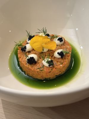 Karottenlachs Tartar  at VHY! in Stuttgart