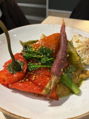 Roasted seasonal veggies   at VHY! in Stuttgart