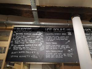 Menu at Tabi Loo in Leuven