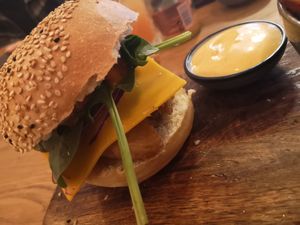 Chicken Burger at Tabi Loo in Leuven