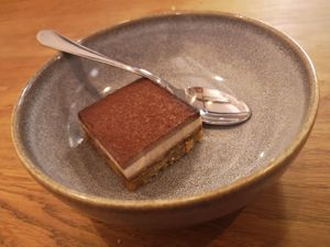 Tiramisu cheese cake at Tabi Loo in Leuven
