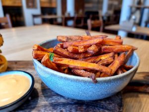 Sweet potato fries at Tabi Loo in Leuven