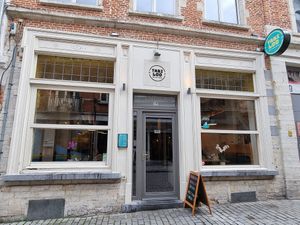 Front, entrance not accessible at Tabi Loo in Leuven