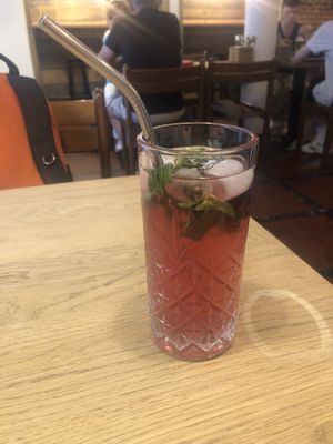 Cherry mint lemonade  at Tabi Loo in Leuven