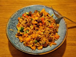 Tofu tanglement at Tabi Loo in Leuven