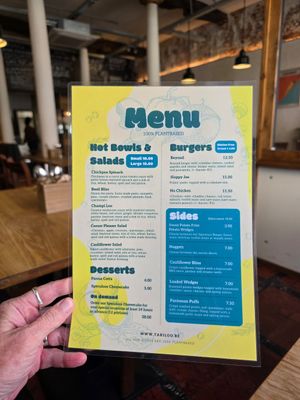 Menu April 2025 at Tabi Loo in Leuven