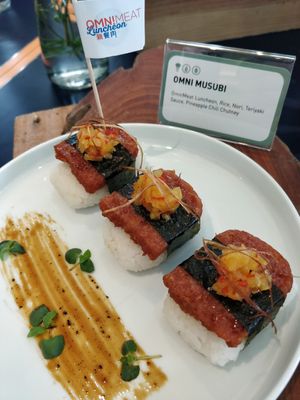Omni musubi at Green Common 绿客门 in Central Singapore