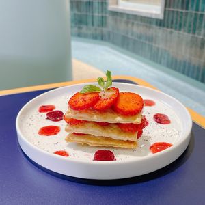 Strawberry Tower is just so pretty to be eaten (but I ate it still haha). Like it ain’t too sweet! Good for sharing! at Green Common 绿客门 in Central Singapore
