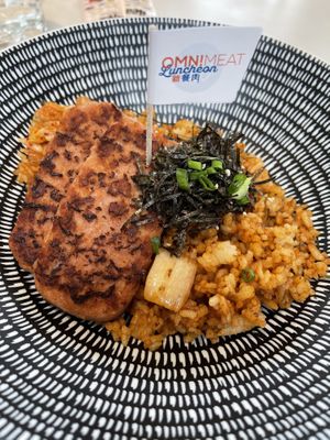 Kimchi fried rice  at Green Common 绿客门 in Central Singapore