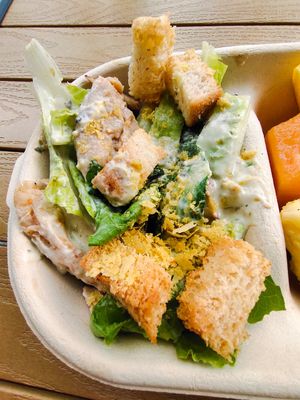 Heura Chicken Caesar Salad at Green Common 绿客门 in Central Singapore