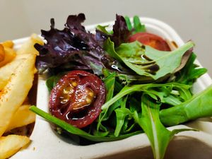 Salad with nice dressings at Green Common 绿客门 in Central Singapore