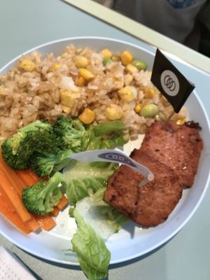 Kids Golden Rice Set at Green Common 绿客门 in Central Singapore