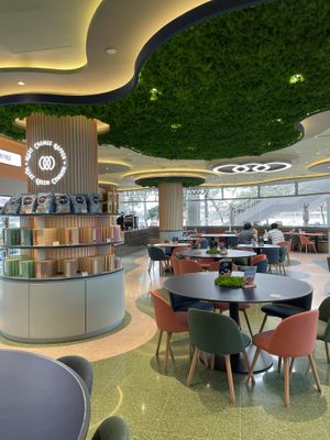 Cafe atmosphere  at Green Common 绿客门 in Central Singapore