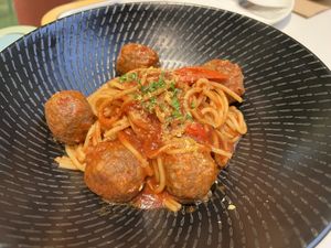 Omni all spaghetti- not bad $18 #Veganuary at Green Common 绿客门 in Central Singapore