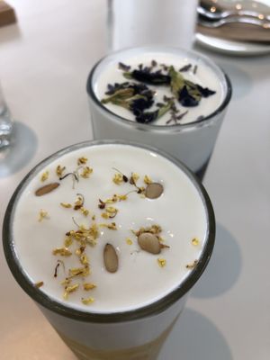 Upclose of drinks - yummy! #Veganuary at Green Common 绿客门 in Central Singapore