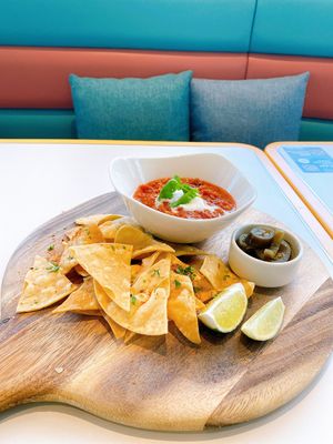 Omni Chili Con Carne with Taco Chips. Must order! 🤩  at Green Common 绿客门 in Central Singapore