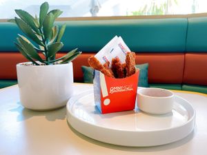 Omni luncheon fries  at Green Common 绿客门 in Central Singapore