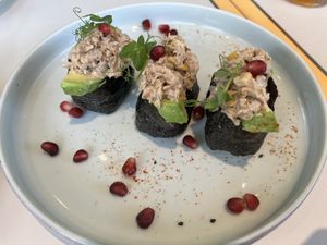 Omnituna & Sweet Corn Gunkan  at Green Common 绿客门 in Central Singapore