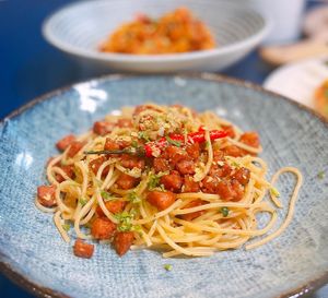 🌱 Omni Luncheon Aglio Olio $14  at Green Common 绿客门 in Central Singapore
