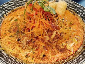 My favourite vegan Laksa. Strongly recommended at Green Common 绿客门 in Central Singapore