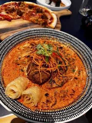Omni Seafood Laksa  at Green Common 绿客门 in Central Singapore