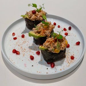 Omni Tuna and Sweet Corn Gunkan at Green Common 绿客门 in Central Singapore