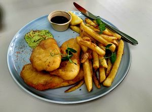 Omni Golden Fish And Chips at Green Common 绿客门 in Central Singapore