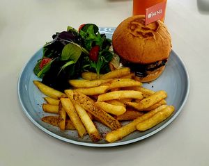 Omni Burger Black at Green Common 绿客门 in Central Singapore