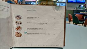 Menu at Green Common 绿客门 in Central Singapore