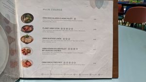 Menu at Green Common 绿客门 in Central Singapore