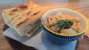 Ceci - marinated chickpeas at FARO Beachside Eatery in Flagler Beach