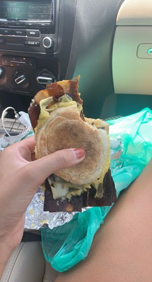 Breakfast sandwich  at Brandon Vegan Deli in Brandon