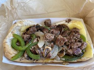 PHILLY Cheezesteak  at Brandon Vegan Deli in Brandon