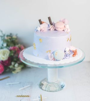 Pre-Order your cake. We need 3 days notice to make a cake :) at Level V Bakery in Vancouver