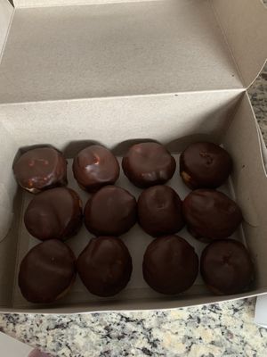 Cream puffs at Level V Bakery in Vancouver