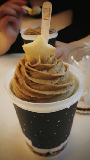 Hojicha Express at Level V Bakery in Vancouver