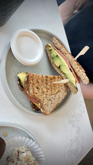 Deluxe sandwich  at Level V Bakery in Vancouver