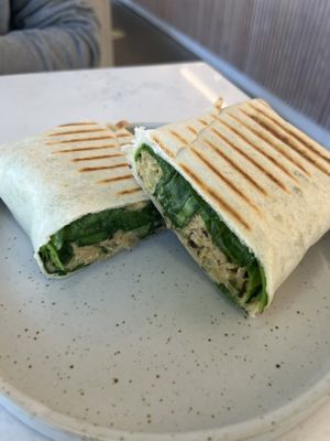 Chickpea wrap  at Level V Bakery in Vancouver