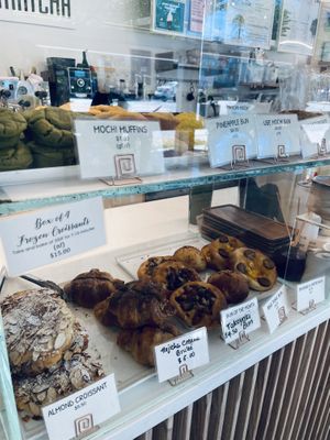 So many delicious pastries and treats!  at Level V Bakery in Vancouver