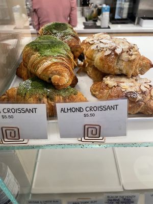 Vegan croissant  at Level V Bakery in Vancouver