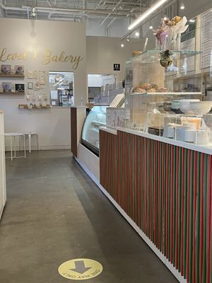 The store bakery  at Level V Bakery in Vancouver