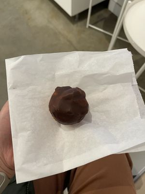 cream puff   at Level V Bakery in Vancouver