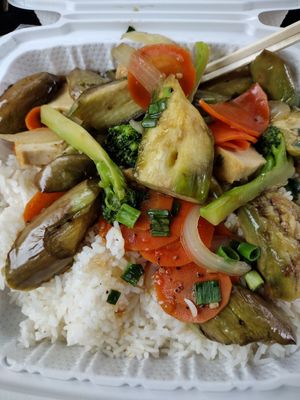 Vegetable tofu stir fry at Saigon Noodle House in Kaneohe