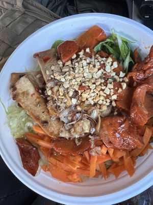 They put together this bowl for me even though they were almost closed. Bloody yum too   #Veganuary at Luke's Bakery in Reservoir