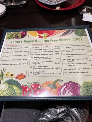 Menu   at Teton Kitchen in Depew